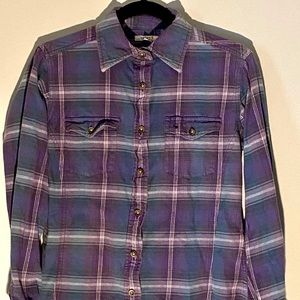 Carhartt purple flannel shirt